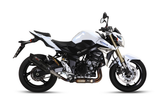 Escape homologado Mivv Suono en Acero negro para Suzuki GSR 750 11-16