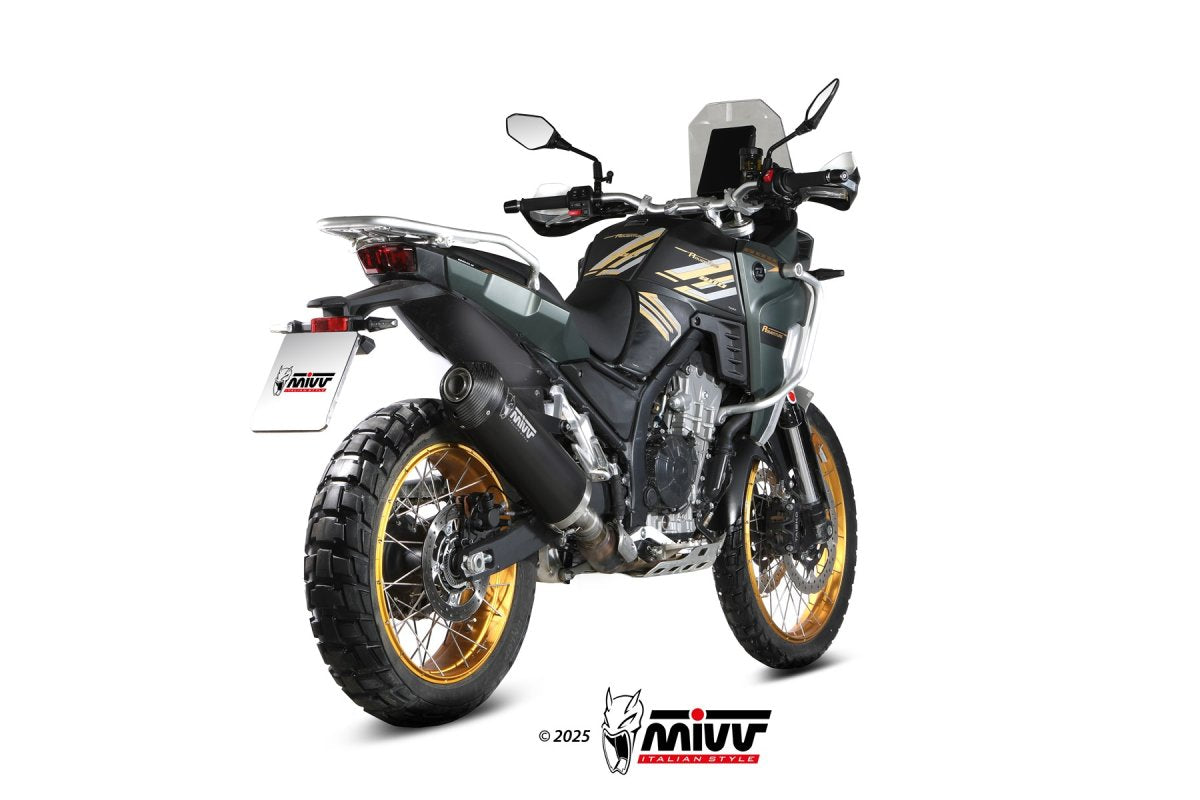 Escape Mivv OVAL Kove 800X Pro/GT/Rally - vista 4