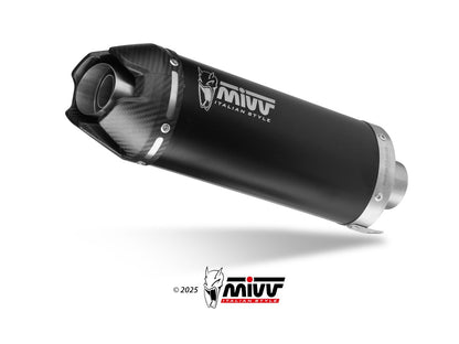 Escape homologado Mivv AK-1 en Acero negro para CF Moto 450 SR - vista 2
