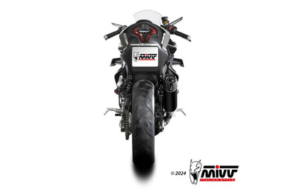 Escape homologado Mivv AK-1 en Acero negro para CF Moto 450 SR - vista 3