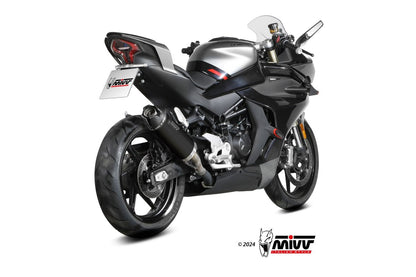 Escape homologado Mivv AK-1 en Acero negro para CF Moto 450 SR - vista 4