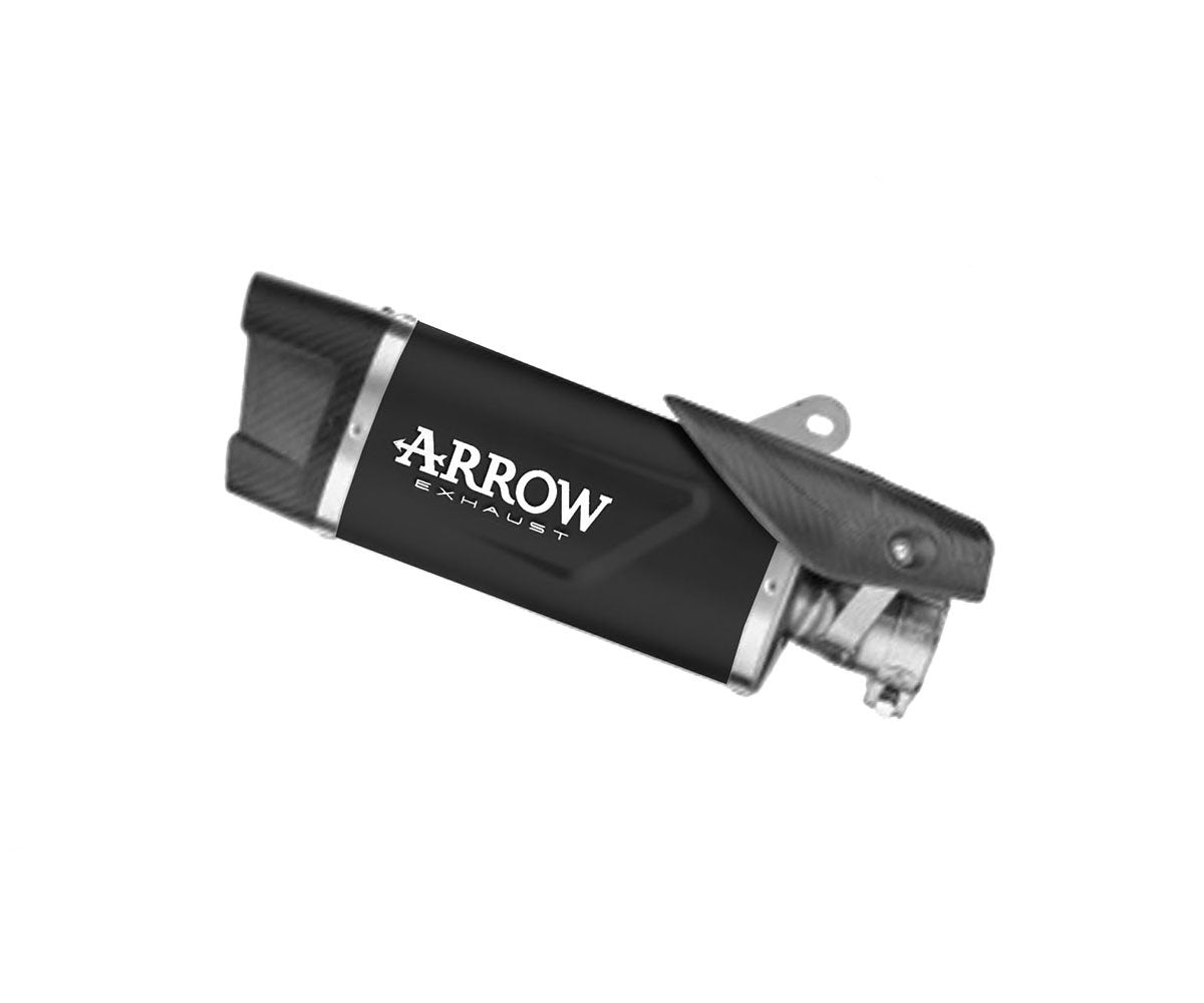 Escape ARROW Indy Race homologado en aluminio negro para YAMAHA YZF 1000 R1 / M 15-25 - vista 1