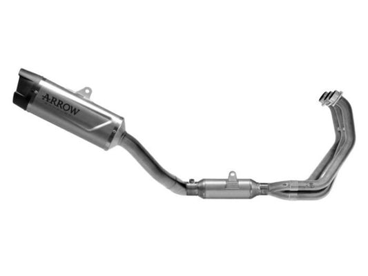 Escape completo ARROW Indy Race homologado en aluminio negro con colectores en acero inoxidable para YAMAHA YZF R9 25-26 - vista 1