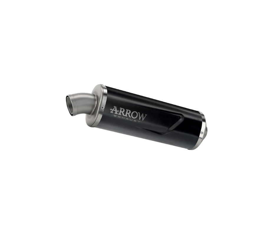 Escape ARROW Indy Race homologado en aluminio negro para YAMAHA XTZ 700 TENERE 19-26 - vista 1