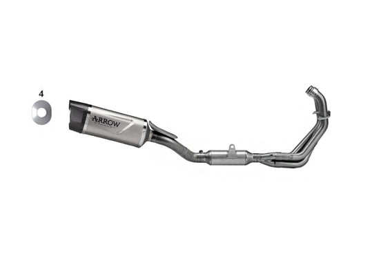 Escape completo ARROW Indy Race homologado en titanio con colectores en acero inoxidable para YAMAHA TRACER 9 / 900 / GT 25-26 - vista 1