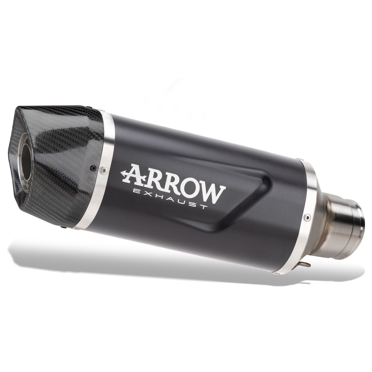Escape ARROW Indy Race homologado en aluminio negro para YAMAHA XTZ 700 TENERE 19-26 - vista 1