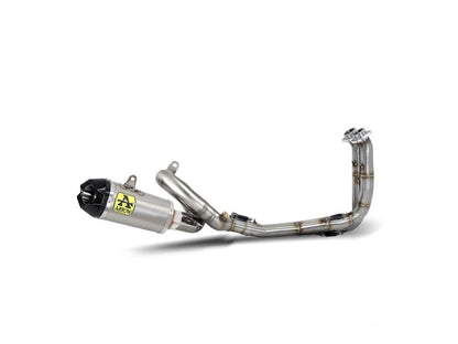 Escape completo ARROW Works no homologado en titanio con colectores en acero inoxidable para SUZUKI GSX-8R 23-26 | GSX-8T 25-26 | GSX-8TT 25-26 | GSX-8S 23-25 - vista 1