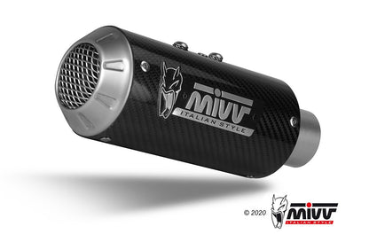 Escape completo no homologado Mivv MK3 en Carbono para Honda CB 650 R / NEO Sports Café 24-26