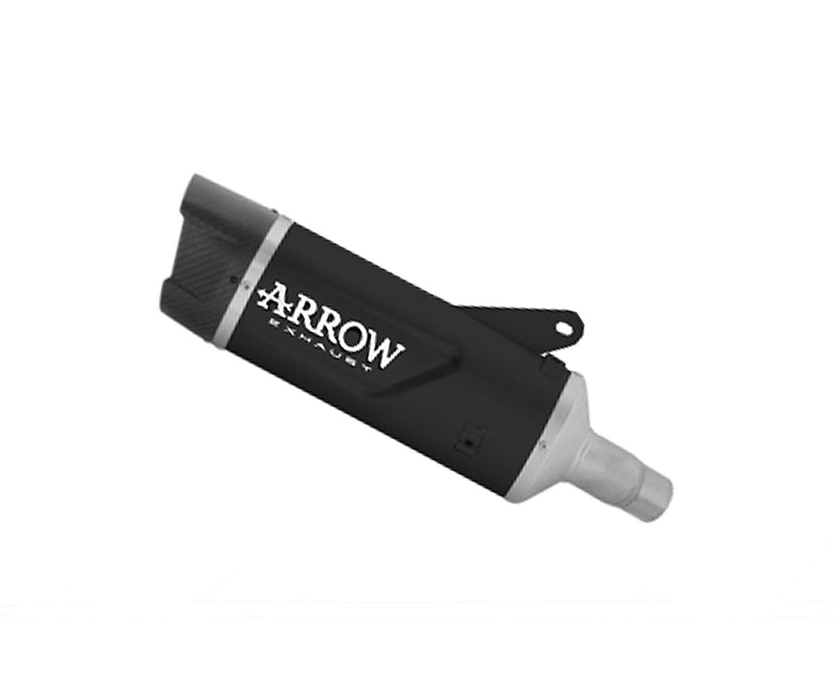 Escape ARROW Indy Race homologado en aluminio negro para QJ MOTOR SRK 800 24-25 - vista 1