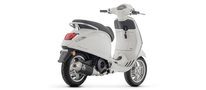 Escape completo ARROW Urban no homologado en aluminio negro con colectores en acero inoxidablecon punta en acero inoxidable para PIAGGIO VESPA PRIMAVERA 125 24-25 - vista 2
