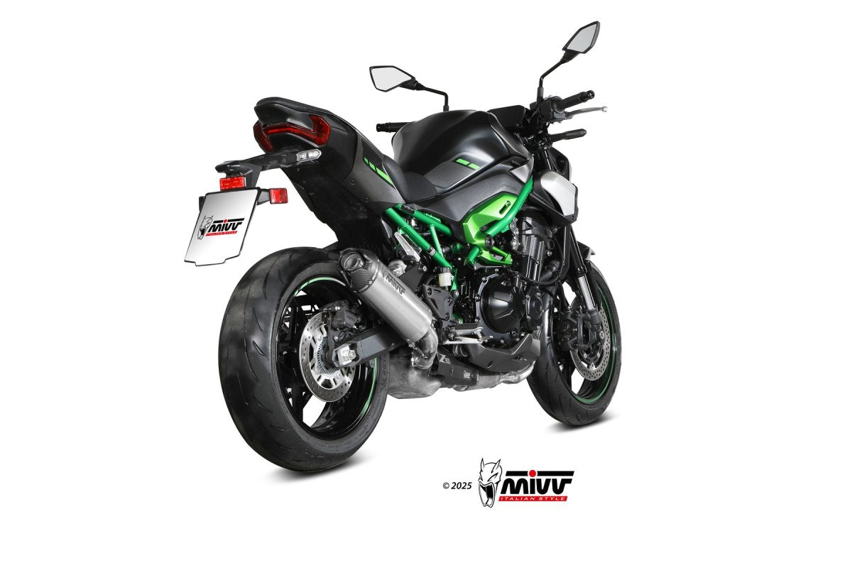 Escape homologado Mivv AK-1 en Titanio para Kawasaki Z900 Full 25-26