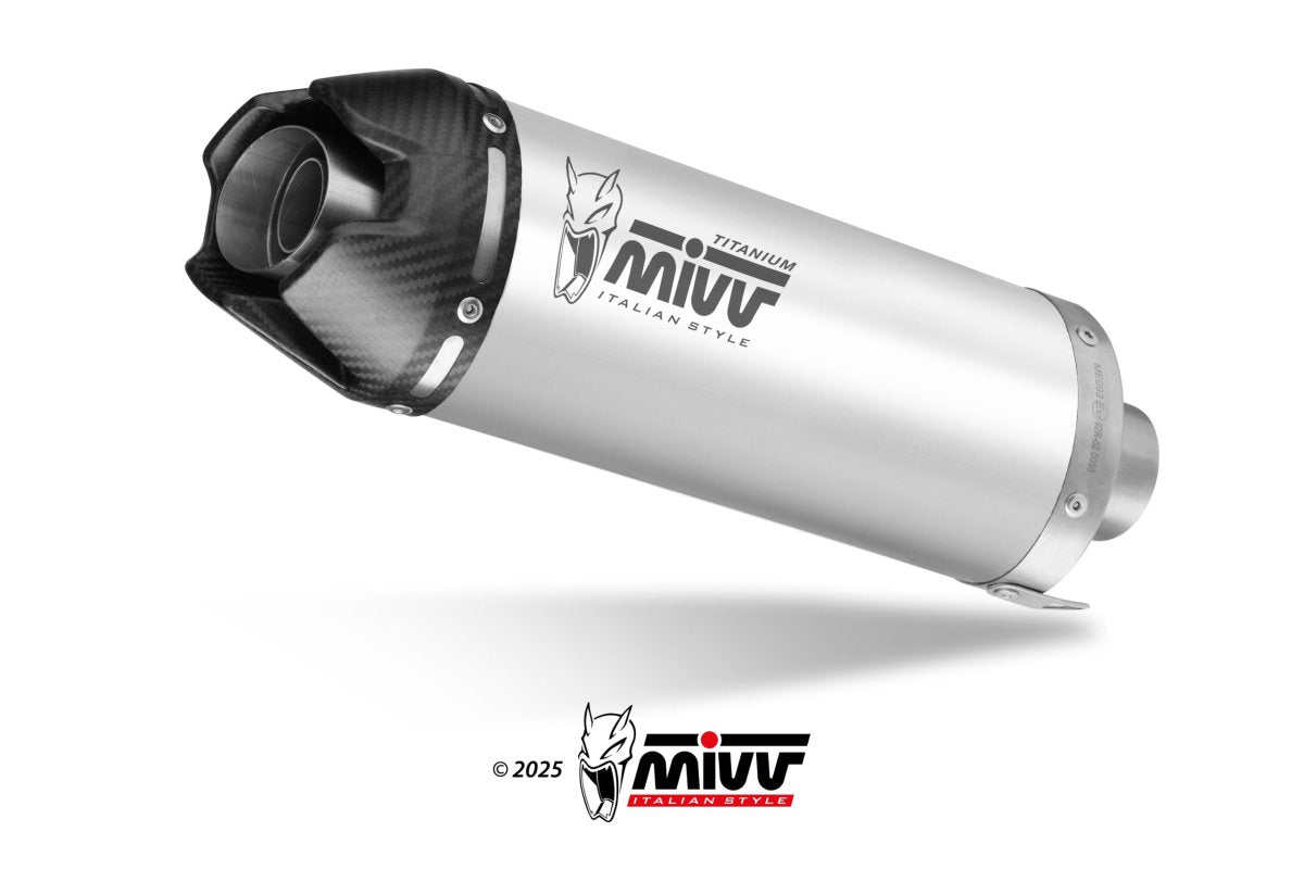 Escape homologado Mivv AK-1 en Titanio para Kawasaki Z900 Full 25-26