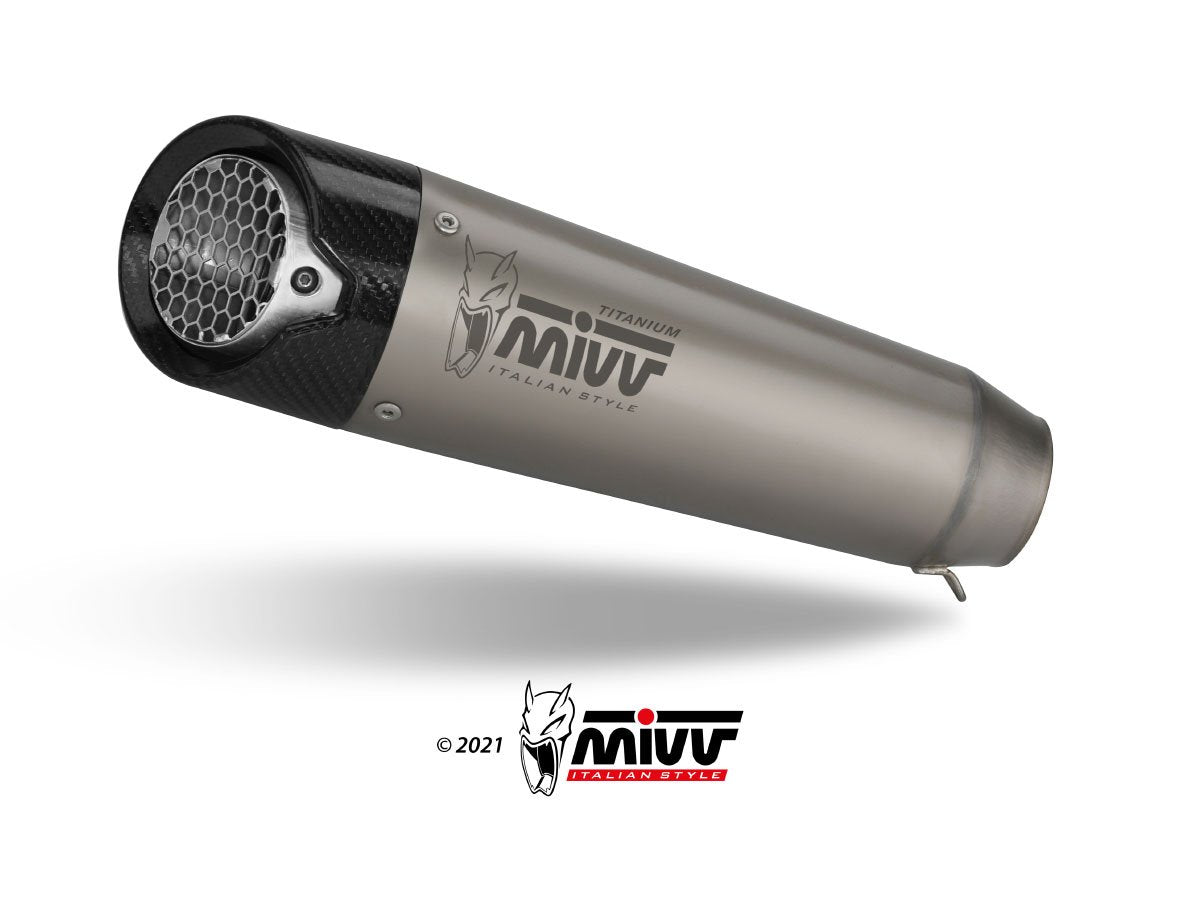 Escape no homologado Mivv X-M5 en Titanio para CF Moto 650 NK 21-24 - vista 1
