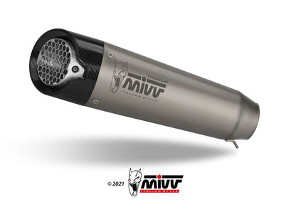 Escape no homologado Mivv X-M5 en Titanio para CF Moto 650 NK 21-24 - vista 1