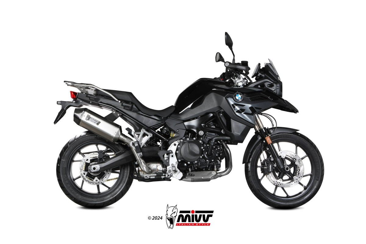 Escape homologado Mivv Speed Edge en Acero inox. para BMW F 800 GS 24-26 | F 800 GS Adventure 24-26