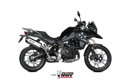 Escape homologado Mivv Speed Edge en Acero inox. para BMW F 800 GS 24-26 | F 800 GS Adventure 24-26