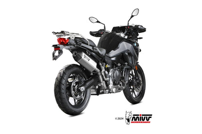 Escape homologado Mivv Speed Edge en Acero inox. para BMW F 800 GS 24-26 | F 800 GS Adventure 24-26