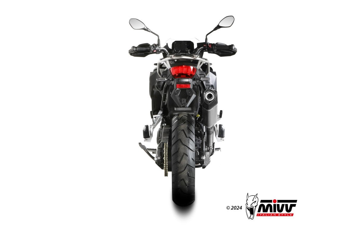 Escape homologado Mivv Speed Edge en Acero inox. para BMW F 800 GS 24-26 | F 800 GS Adventure 24-26