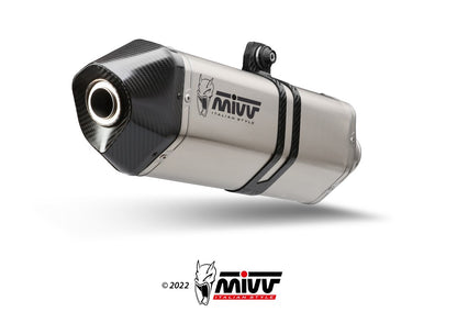 Escape homologado Mivv Speed Edge en Acero inox. para BMW F 800 GS 24-26 | F 800 GS Adventure 24-26