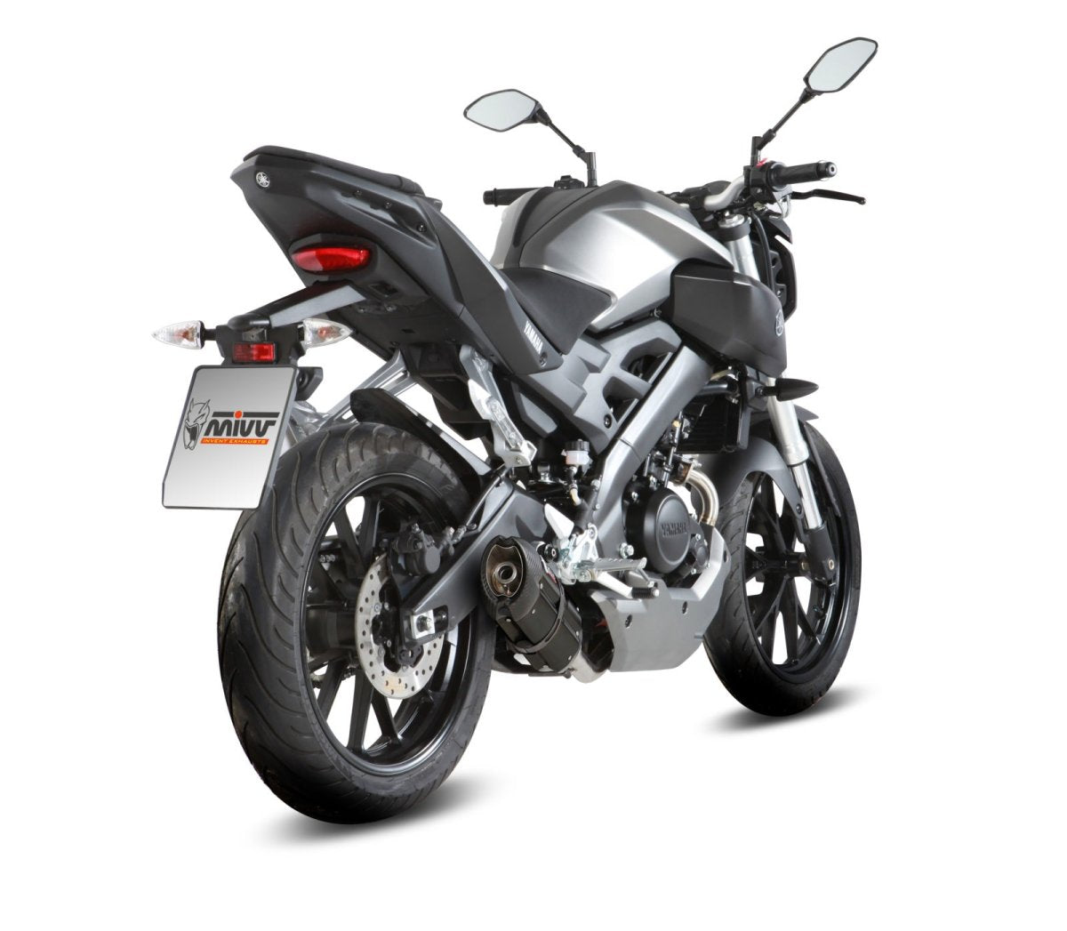 Escape completo homologado Mivv Suono en Acero negro para Yamaha YZF-R 125 14-18 | MT 125 15-19