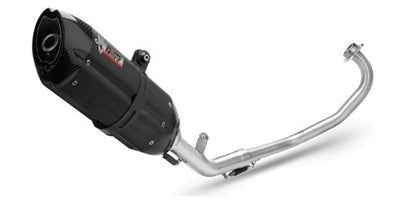 Escape completo homologado Mivv Suono en Acero negro para Yamaha YZF-R 125 14-18 | MT 125 15-19