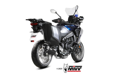 Escape completo homologado Mivv Delta Race en Acero negro para Yamaha Tracer 9 / 900 / GT 25-26