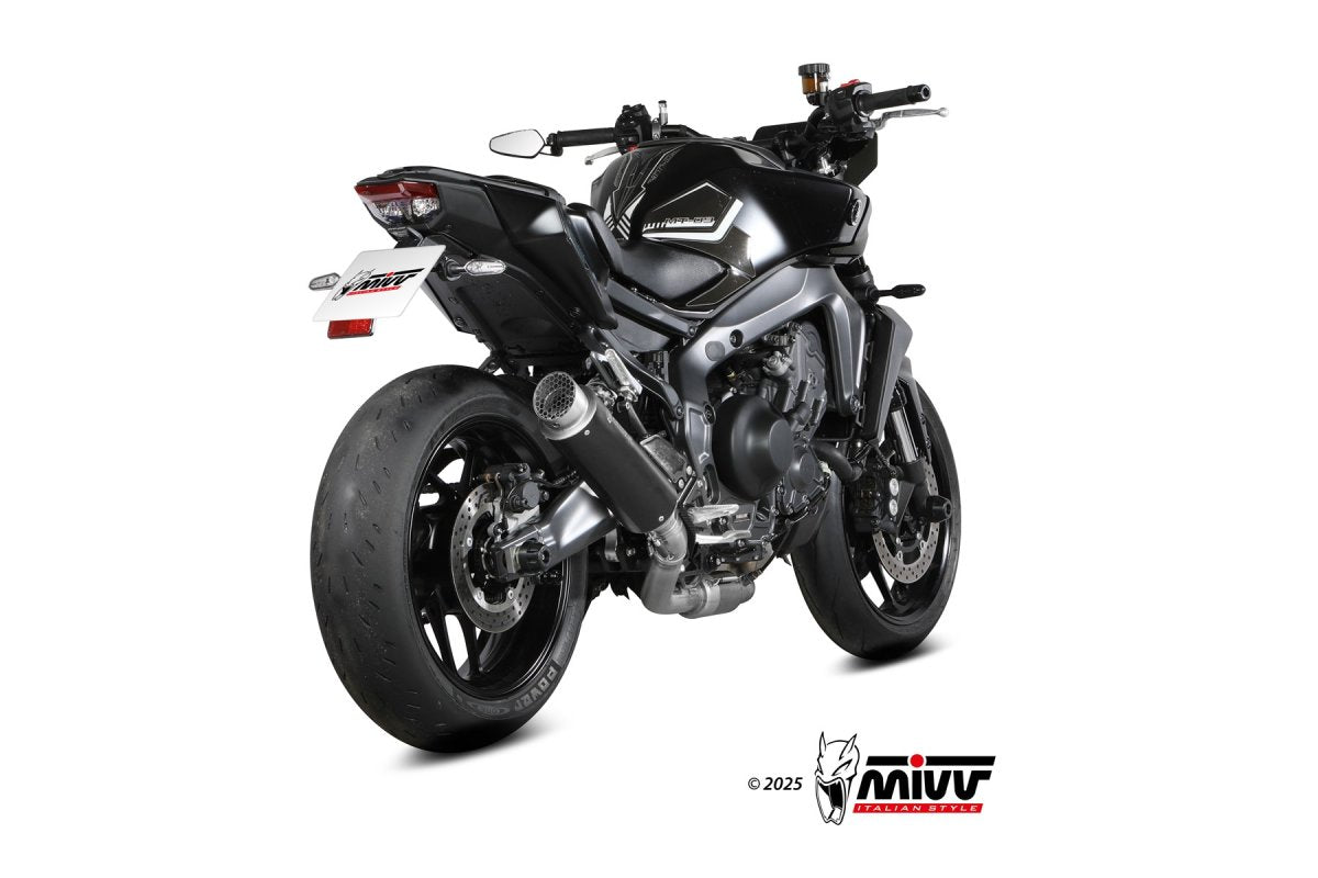 Escape completo homologado Mivv GP PRO en Acero negro para Yamaha YZF R9 25-26 | MT 09 24-26