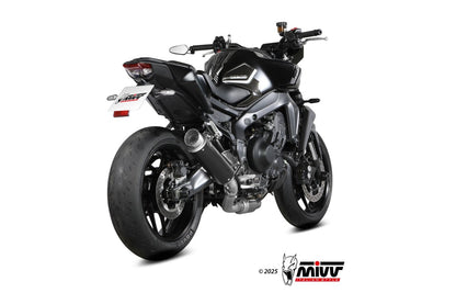 Escape completo homologado Mivv GP PRO en Acero negro para Yamaha YZF R9 25-26 | MT 09 24-26