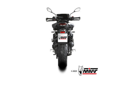Escape completo no homologado Mivv X-M5 en Acero negro para Yamaha MT 09 24-26 | YZF R9 25-26 | XSR 900 22-26