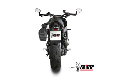 Escape completo no homologado Mivv X-M5 en Acero negro para Yamaha MT 09 24-26 | YZF R9 25-26 | XSR 900 22-26