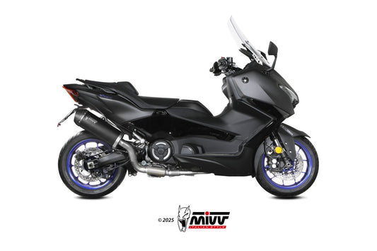 Escape completo homologado Mivv OVAL en Acero negro para Yamaha T-MAX 560 25-26