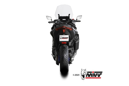 Escape completo homologado Mivv SR-1 en Acero negro para Yamaha T-MAX 560 25-26