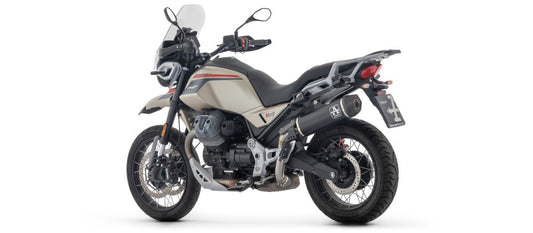 Escape ARROW Indy Race homologado en aluminio negro para MOTO GUZZI V85 TT 25-26 - vista 1