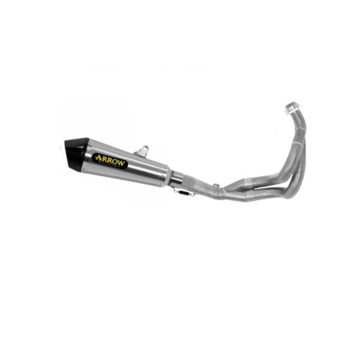 Escape completo ARROW X-Kone no homologado en nicromo con colectores en stainless steel link pipe para KAWASAKI VERSYS 650 25-26 - vista 1