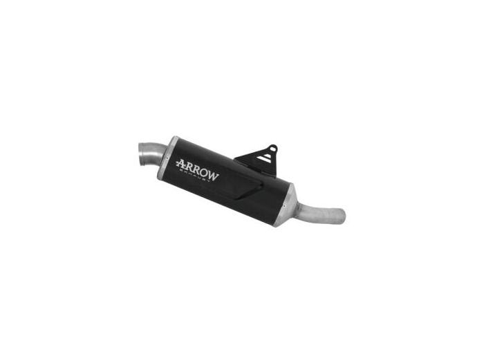 Escape ARROW Indy Race homologado en aluminio negro para MOTO MORINI X-CAPE 700 25-26 - vista 1