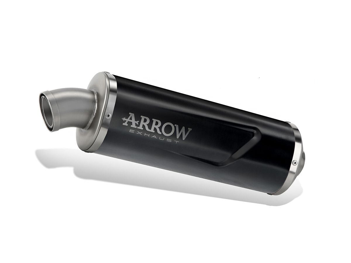 Escape ARROW Indy Race homologado en aluminio negro para KOVE 800 X PRO 24-26 | 800 X RALLY 25-26 - vista 1