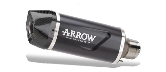 Escape ARROW Indy Race homologado en aluminio negro para HONDA FORZA 750 21-26 - vista 1