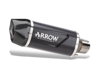 Escape ARROW Indy Race homologado en aluminio negro para VOGE 800 DS RALLY 25-26 - vista 1