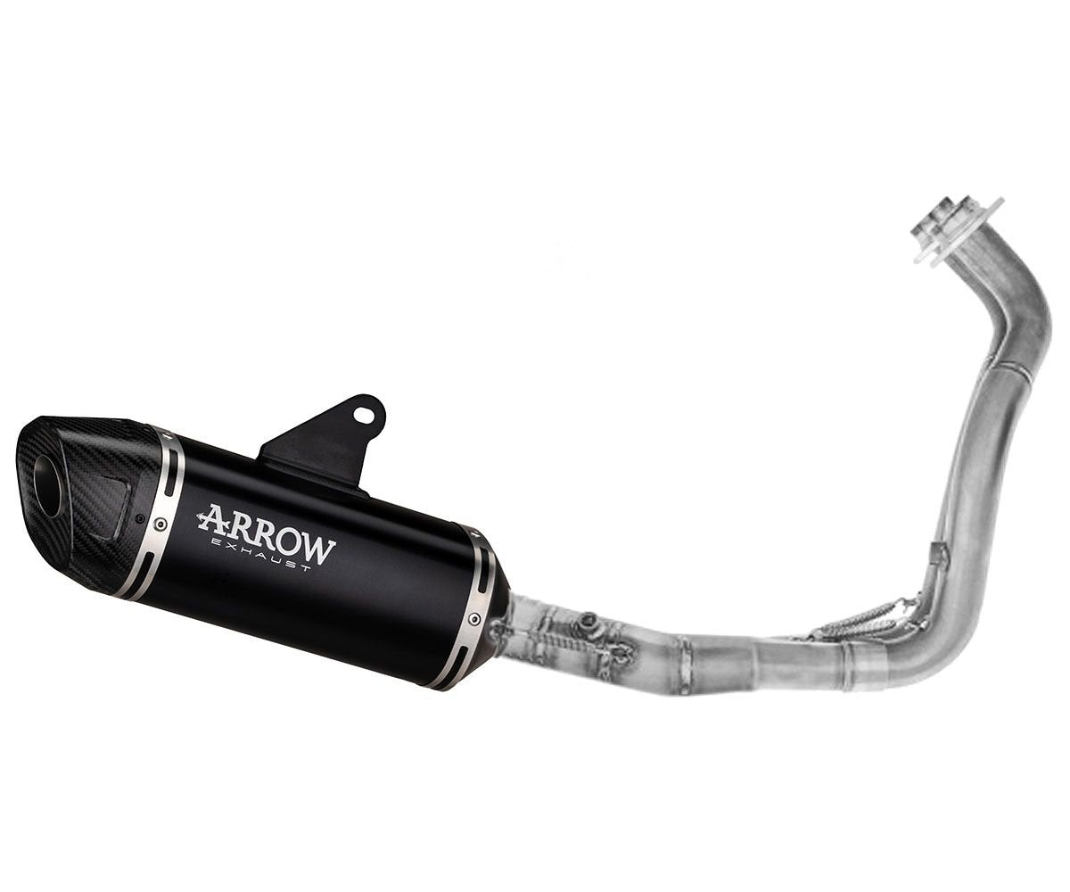 Escape ARROW ICON no homologado en aluminio negro para YAMAHA TRACER 7 / 700 / GT 25-26 - vista 1
