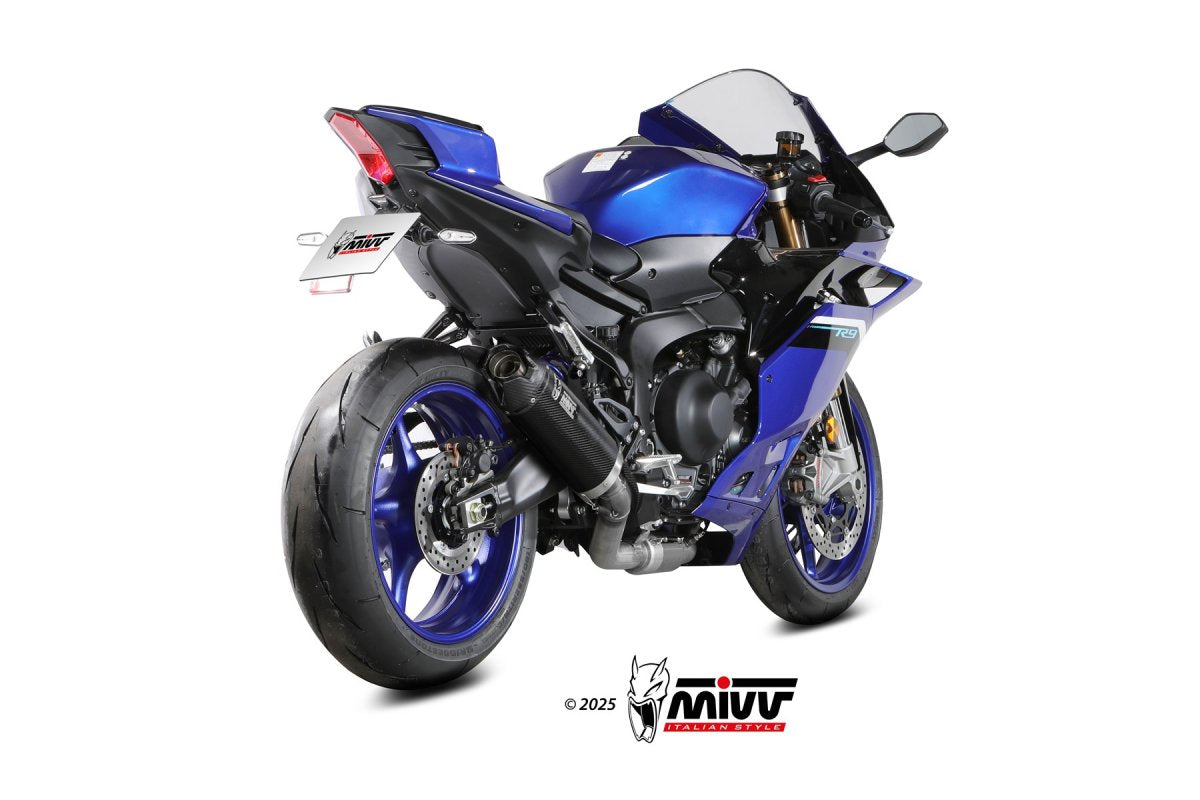 Escape completo homologado Mivv AK-1 en Carbono para Yamaha MT 09 24-26 | YZF R9 25-26