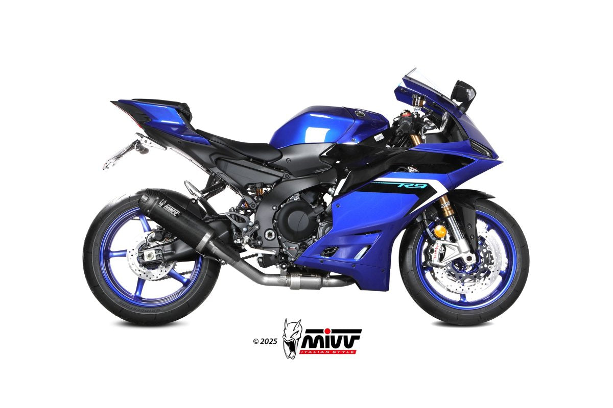 Escape completo homologado Mivv AK-1 en Carbono para Yamaha MT 09 24-26 | YZF R9 25-26