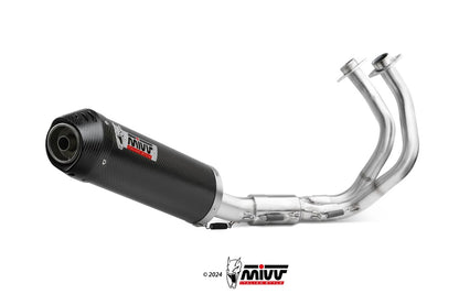 Escape completo homologado Mivv OVAL en Carbono para Kawasaki Ninja 650 24-26 | Z 650 24-26