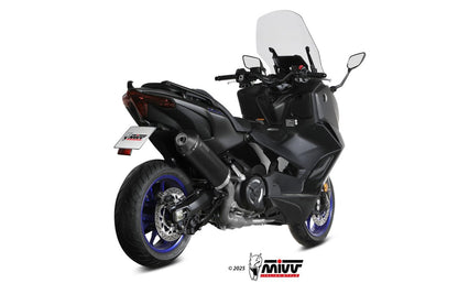 Escape completo homologado Mivv OVAL en Acero negro para Yamaha T-MAX 560 25-26
