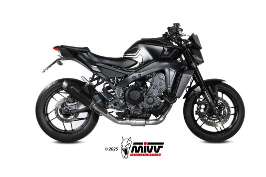 Escape completo homologado Mivv GP PRO en Acero negro para Yamaha MT 09 24-26 | YZF R9 25-26