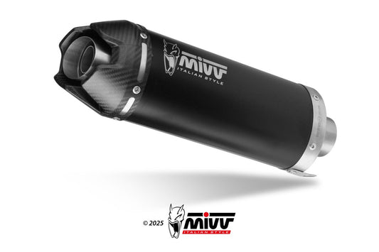Escape completo homologado Mivv AK-1 en Acero negro para Yamaha YZF R9 25-26 | MT 09 24-26