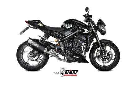 Escape completo homologado Mivv SR-1 en Titanio para Triumph Street Triple 765 / R / RS 25-26