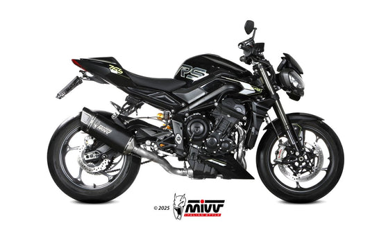 Escape completo homologado Mivv SR-1 en Titanio para Triumph Street Triple 765 / R / RS 25-26