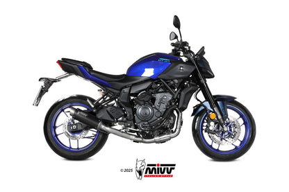 Escape completo homologado Mivv GP PRO en Acero negro para Yamaha MT 07 25-26