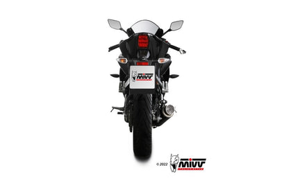 Escape completo homologado Mivv GP PRO en Acero negro para Yamaha MT 125 20-26 | YZF-R 125 20-26