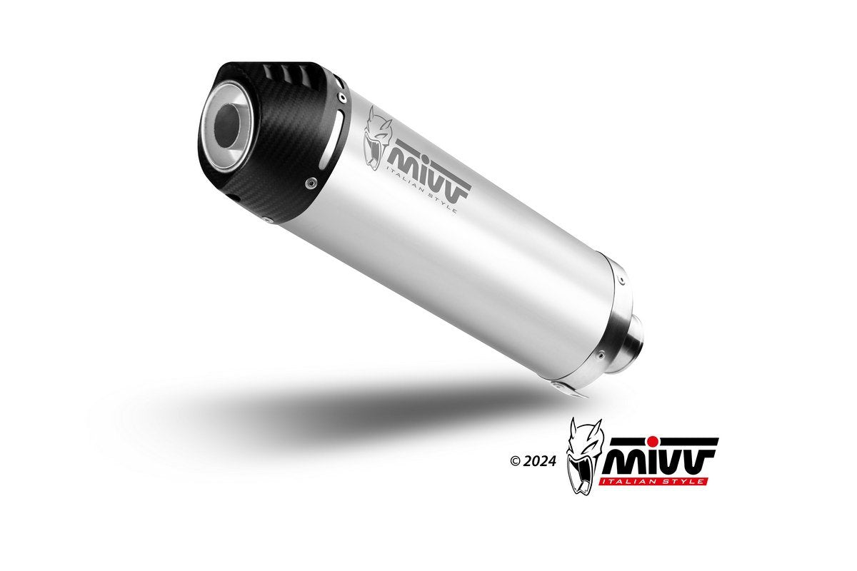 Escape homologado Mivv OVAL en Titanio para Ducati Multistrada V4 / S / S Sport 25-26